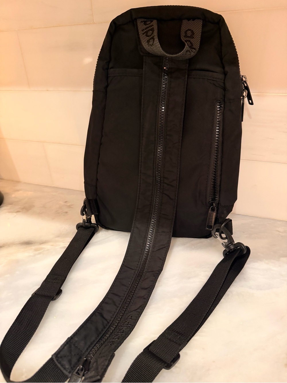 Adidas Black Dual Worn via Crossbody (sling) or Backpack - Compact - Picture 5 of 5